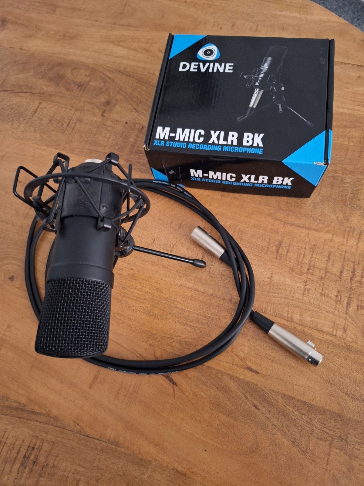 Devine M-MIC XLR BK Studio Opnamemicrofoon, Ophalen of Verzenden
