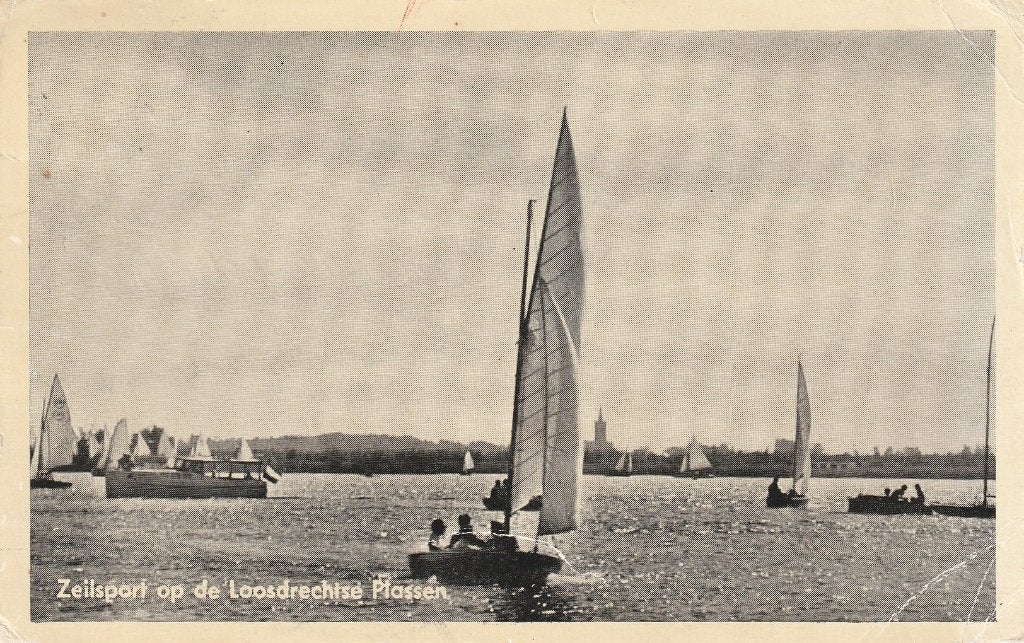 Loosdrecht, Ophalen of Verzenden, 1940 tot 1960, Gelopen, Zuid-Holland
