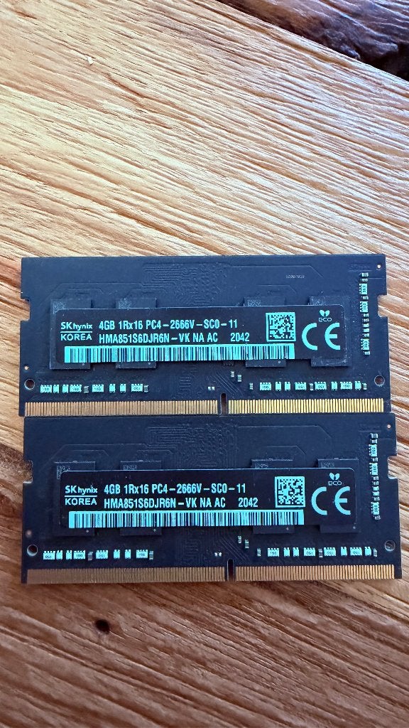 SK Hynix 16GB Ram ddr4 2666 Mhz SO-DIMM (Apple iMac), Computers en Software, RAM geheugen, 2666 Mhz, DDR4, Ophalen of Verzenden
