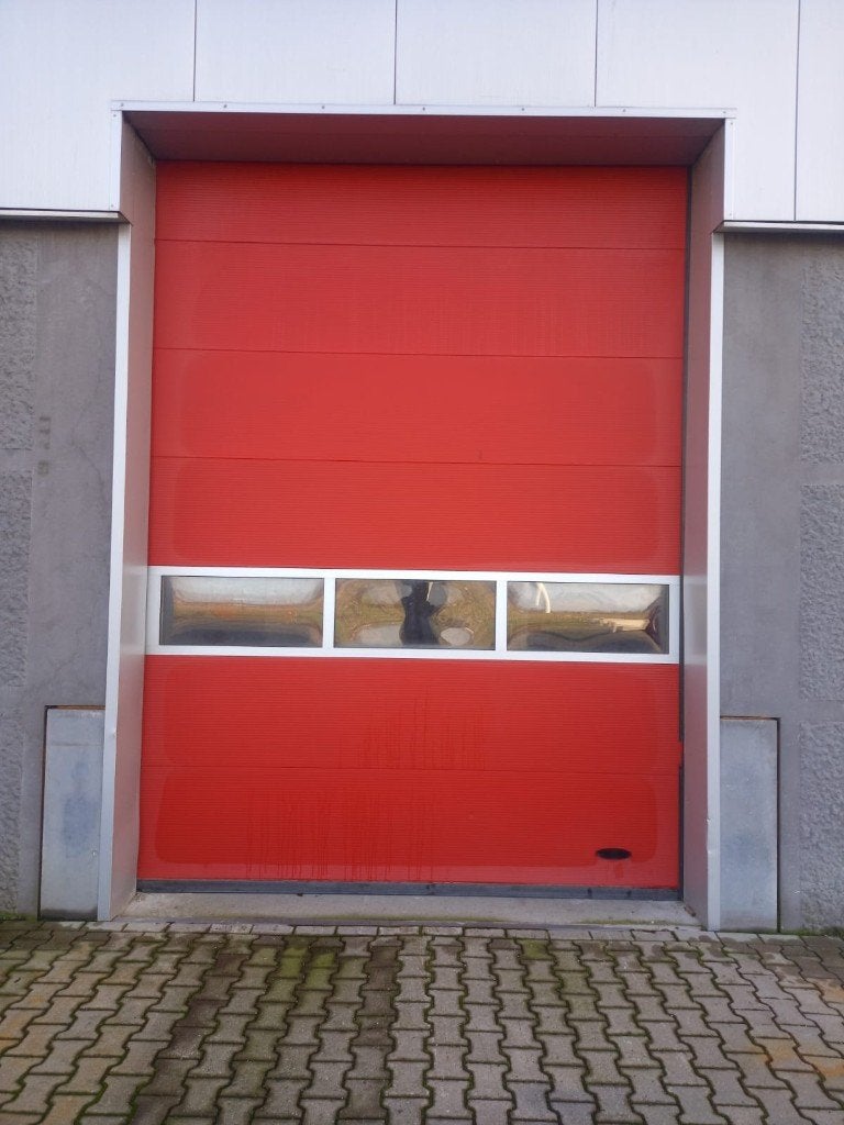 Overhead deur, Ophalen, Kunststof, Gebruikt, Garagedeur