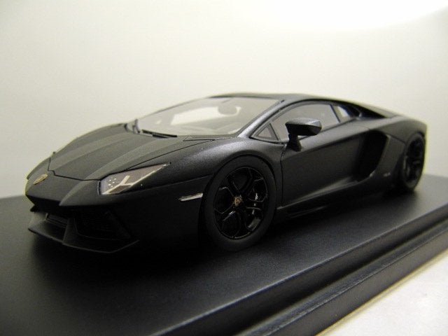 Lamborghini Aventador LP700-4 1:43 TSM Fujimi Mat Zwart, Ophalen of Verzenden, Nieuw, Auto, Overige merken