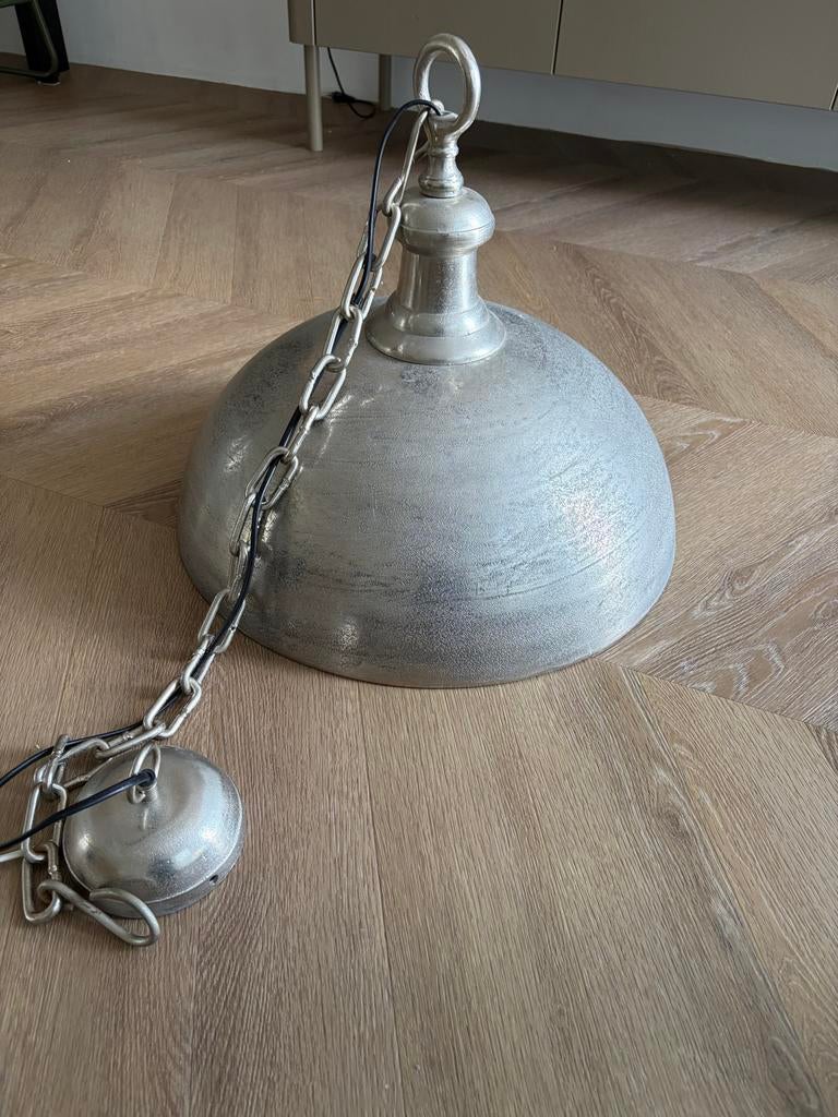 Industriële hanglamp, Ophalen of Verzenden, Zo goed als nieuw, Metaal, Minder dan 50 cm