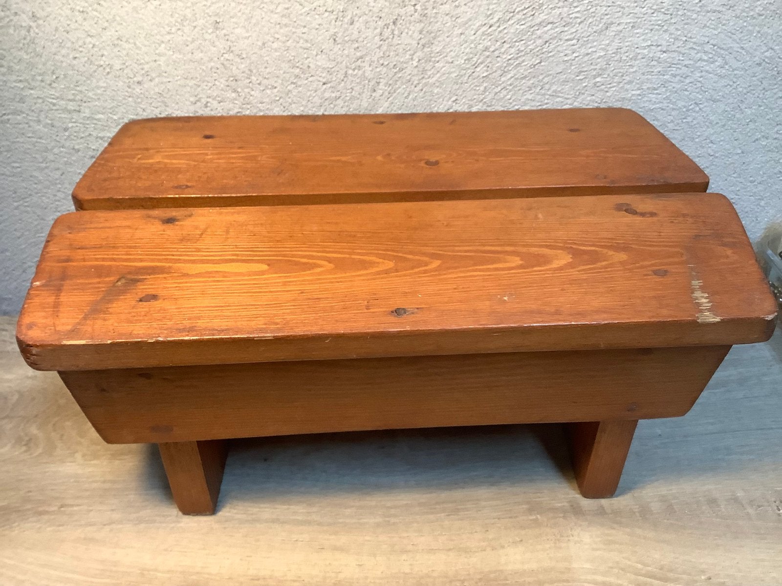 Houten plantentafel tafeltje voor op de vensterbank, Huis en Inrichting, Woonaccessoires | Overige, Ophalen of Verzenden, Gebruikt