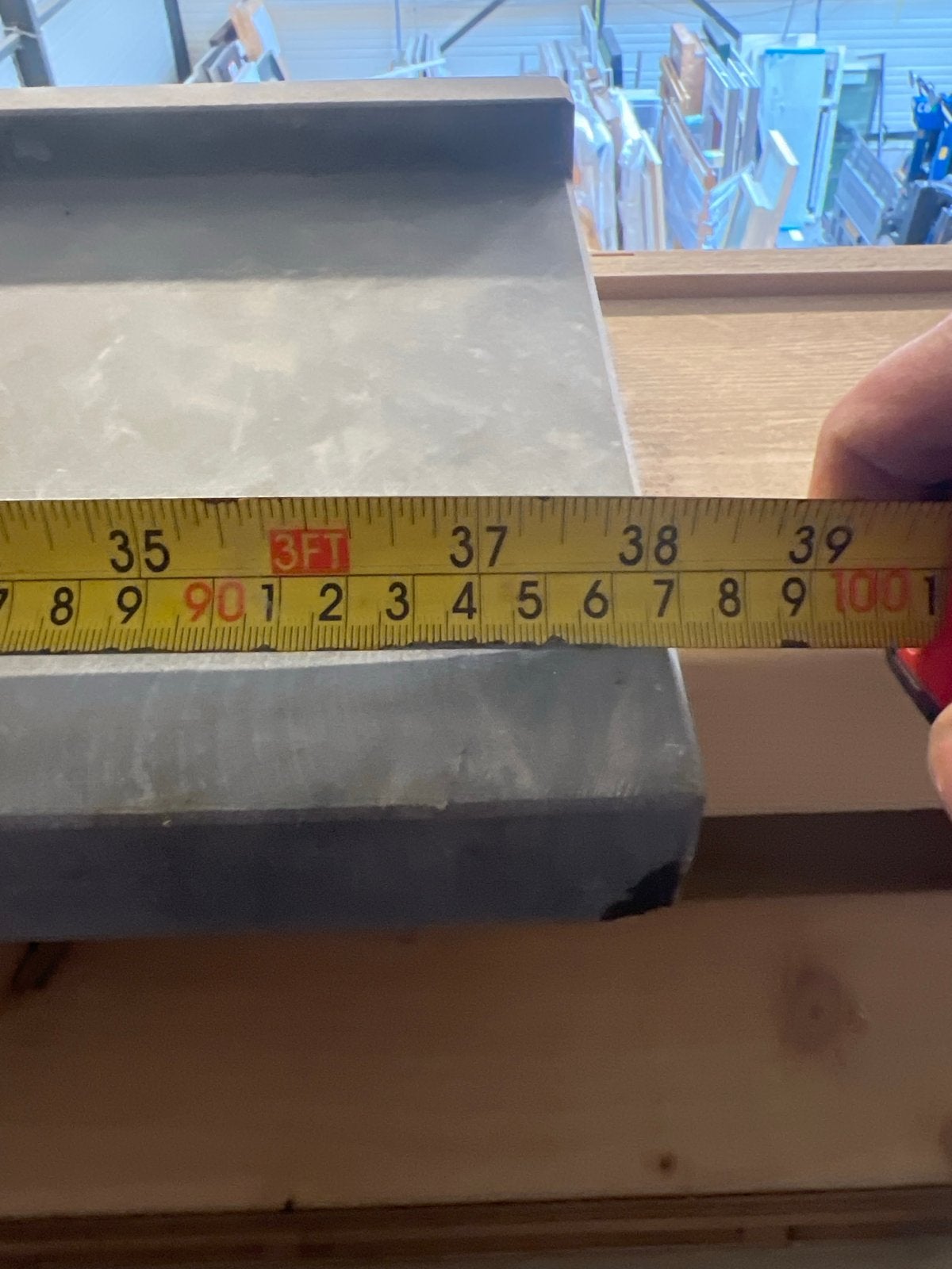 Betonnen dorpel/raamdorpel - 97 cm lang, Ophalen, Nieuw