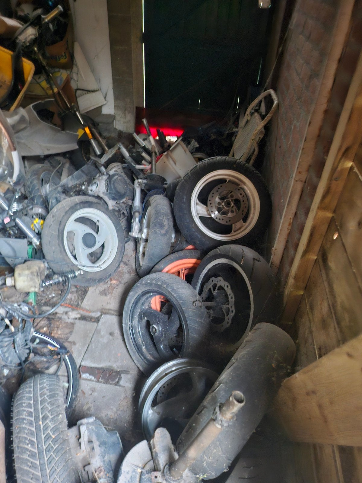 scooter spullen  heelveel, Ophalen, Gebruikt, Overige typen, Peugeot