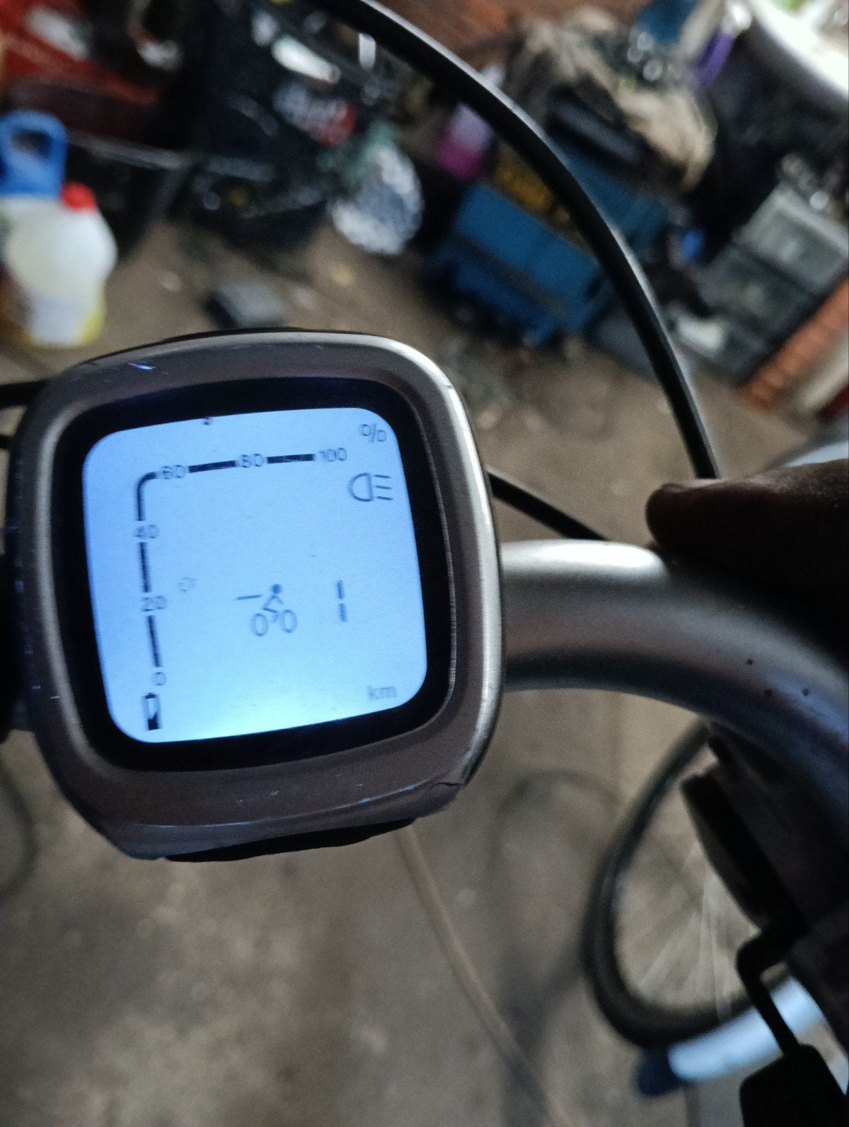 display Batavus, Fietsen en Brommers, Fietsaccessoires | Fietscomputers, Ophalen of Verzenden, Gebruikt