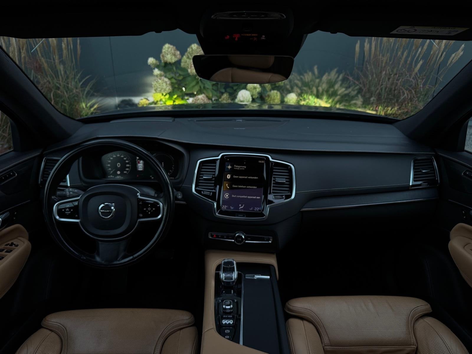 Volvo XC90 2.0 T8 Recharge AWD Inscription M22 FULL PANO|LED, Auto's, Dealer onderhouden, Zwart, 4 cilinders, 1969 cc