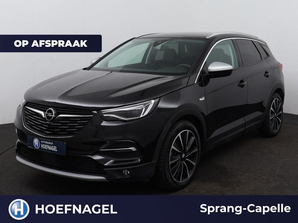 Opel Grandland X 1.6 Turbo Hybrid4 Ultimate | Navi | ACC | C, Automaat, 4 cilinders, Automatische klimaatregeling, Zwart