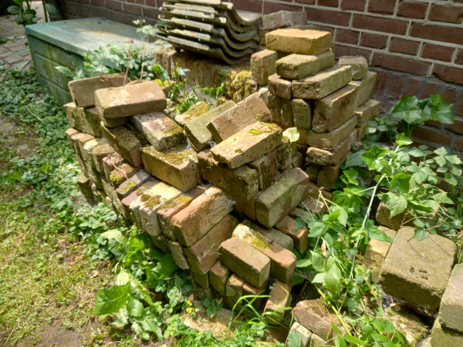 Gebruikte bakstenen voor tuin of bouwproject, Ophalen, Gebruikt, Bakstenen