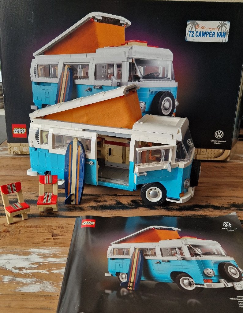 Lego 10279 VolkswagenT2 Camper Van., Ophalen, Overige thema's, Lego, Zo goed als nieuw
