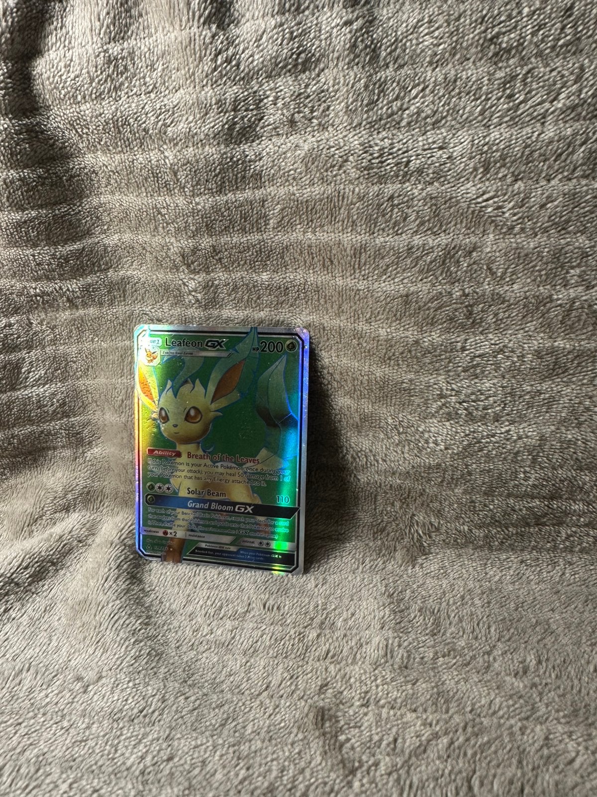 Pokémon (Leafeon Gx), Ophalen of Verzenden, Zo goed als nieuw