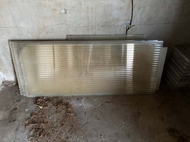 POLYCARBONAAT PLATEN, Doe-het-zelf en Verbouw, Platen en Panelen, Ophalen, Gebruikt