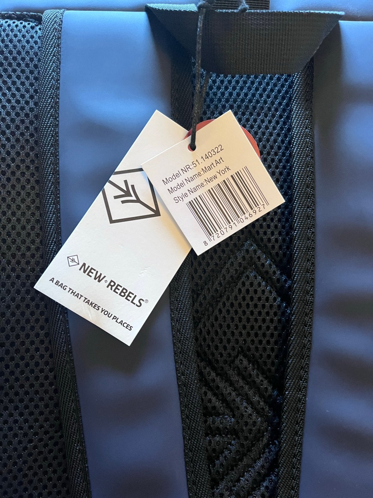 New Rebels Rugzak "The Starry Night" - Nieuw met labels, 25 tot 40 cm, Nieuw, Ophalen of Verzenden, Waterdicht