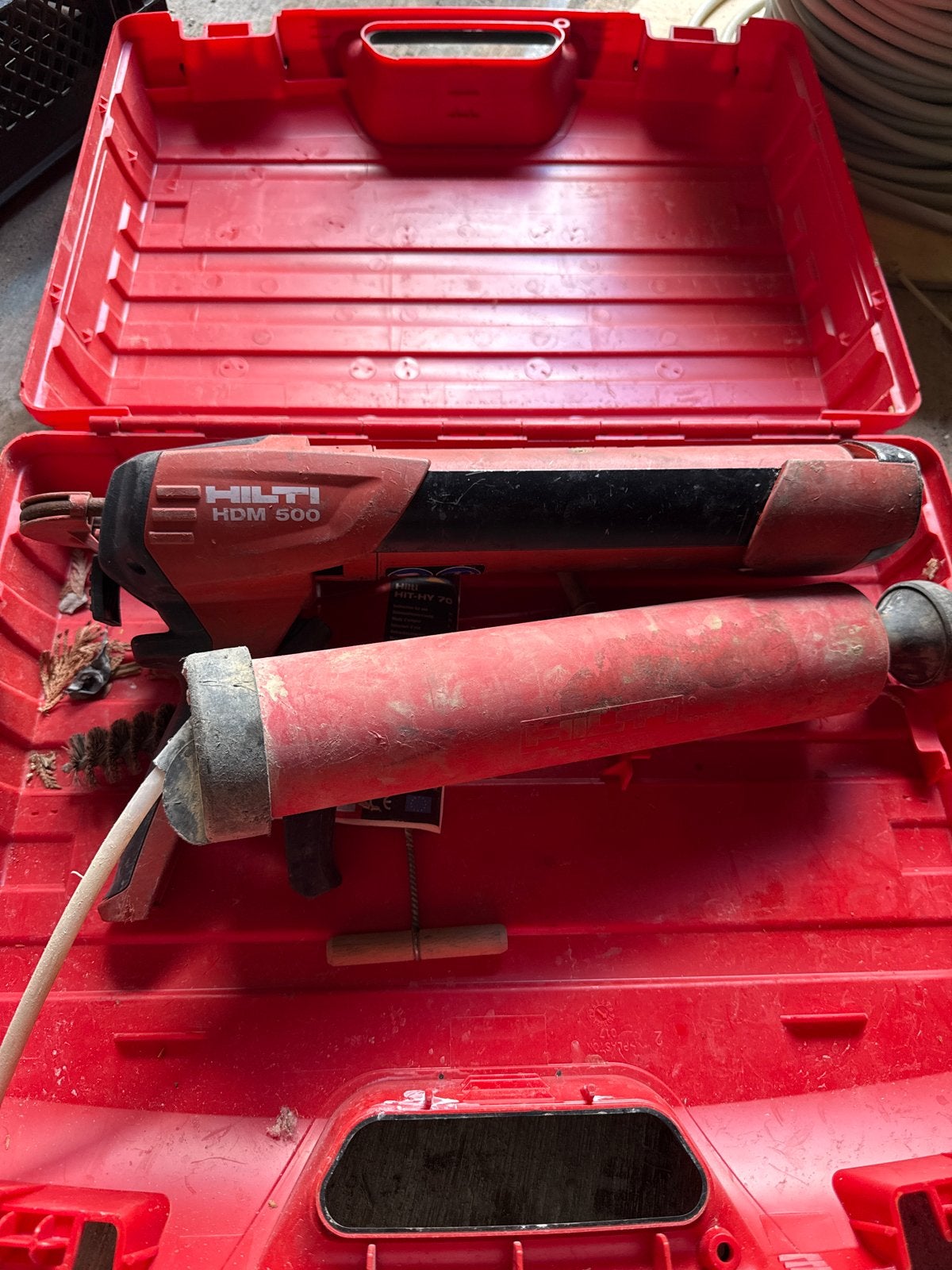 Hilti HDM 500 kitspuit - Gebruikt, Ophalen of Verzenden, Gebruikt, Kitspuit, Hilti