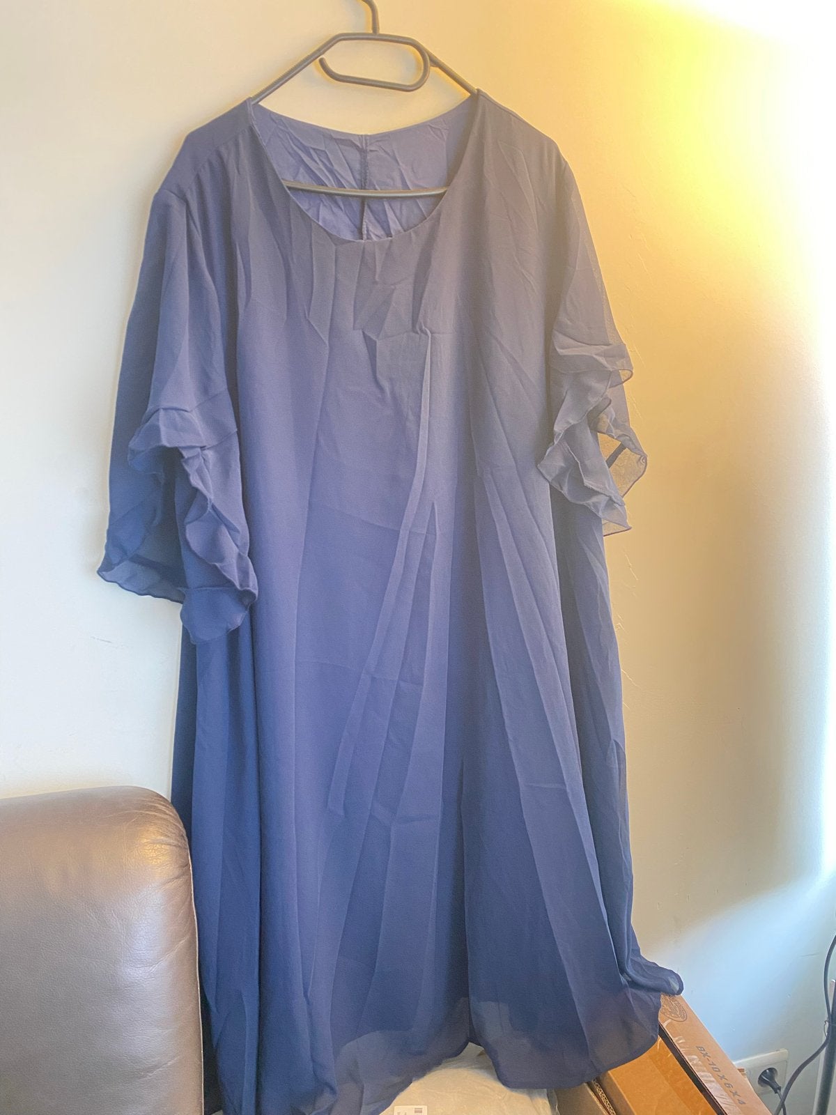 Shein Curve 3XL Donkerblauwe Jurk, Kleding | Dames, Blauw, Maat 46/48 (XL) of groter, Nieuw, Ophalen of Verzenden
