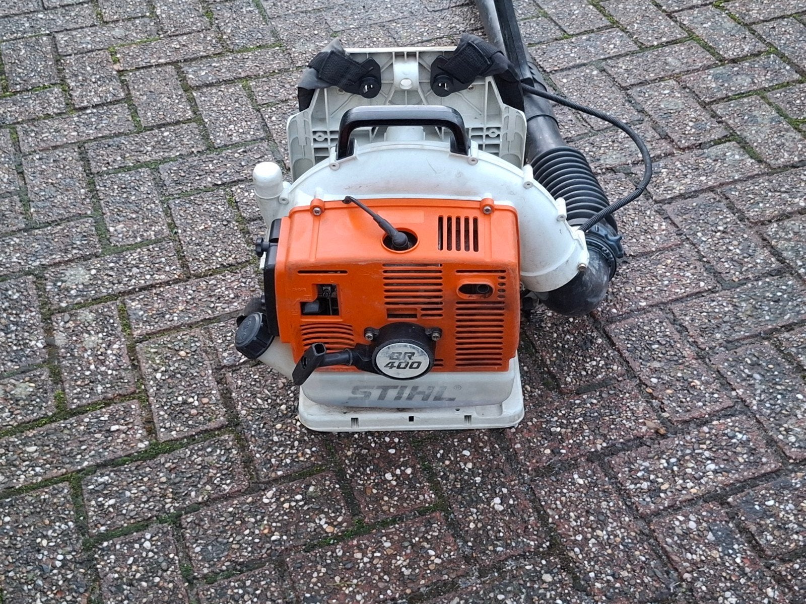 Stihl br400 bladblazer benzine ruggedragen, Gebruikt, Ruggedragen, Ophalen of Verzenden, Stihl