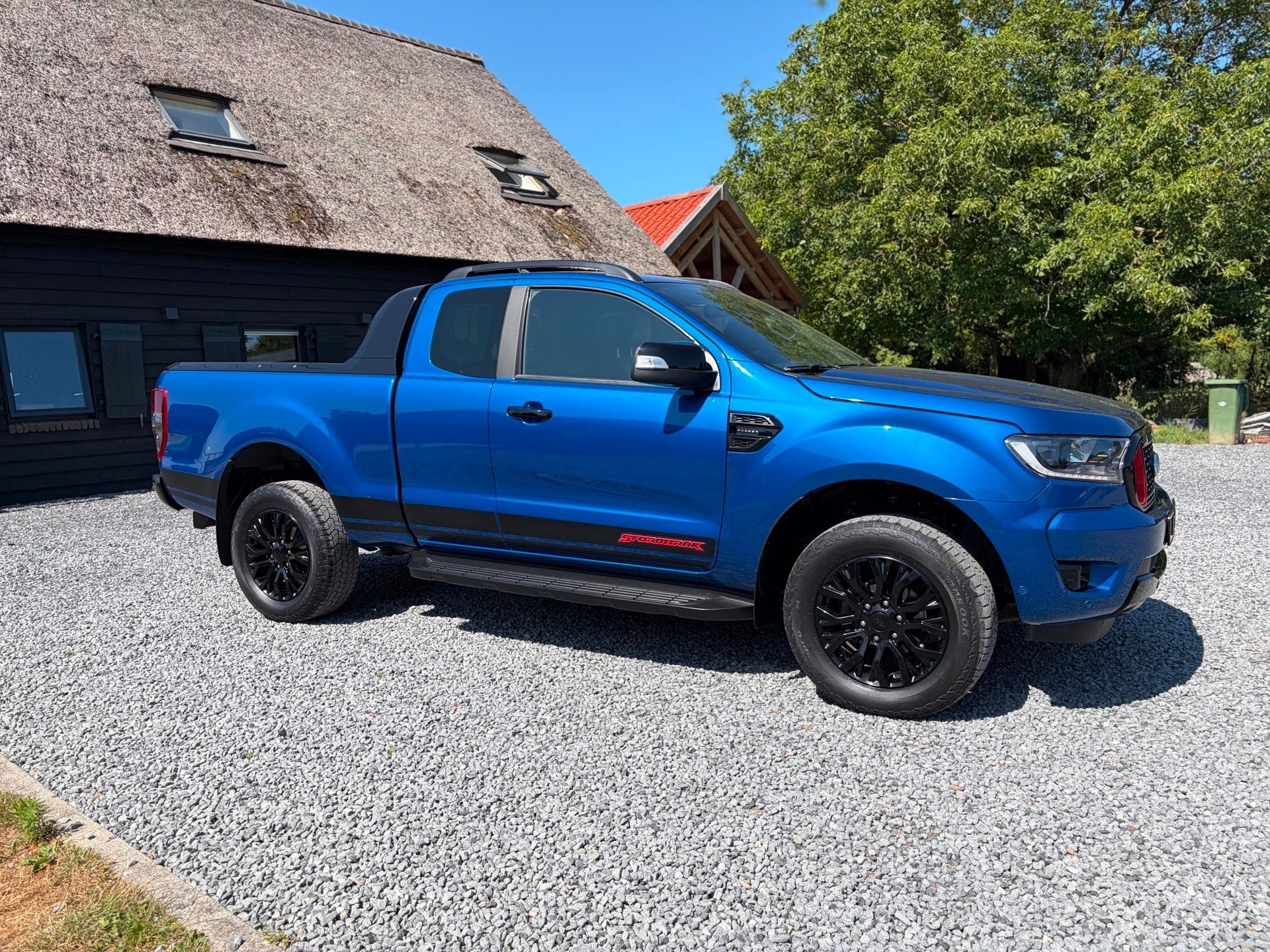 Ford Ranger 2.0 EcoBlue Wildtrak Supercab, Auto's, Ford, Gebruikt, 4 cilinders, Blauw, Bedrijf