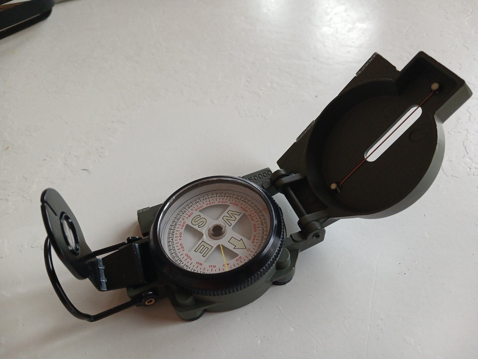 Vintage Lensatic Kompas - Militair Stijl Navigatie, Ophalen of Verzenden, Nieuw