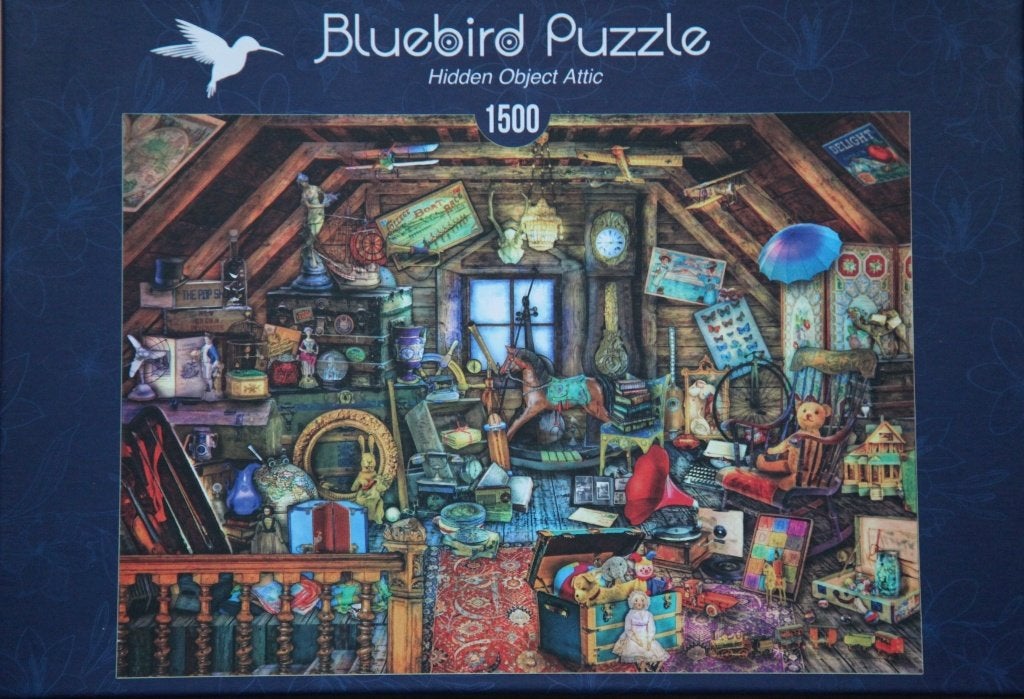 Legpuzzel Hidden Object Attic, Ophalen, 500 t/m 1500 stukjes, Zo goed als nieuw, Legpuzzel