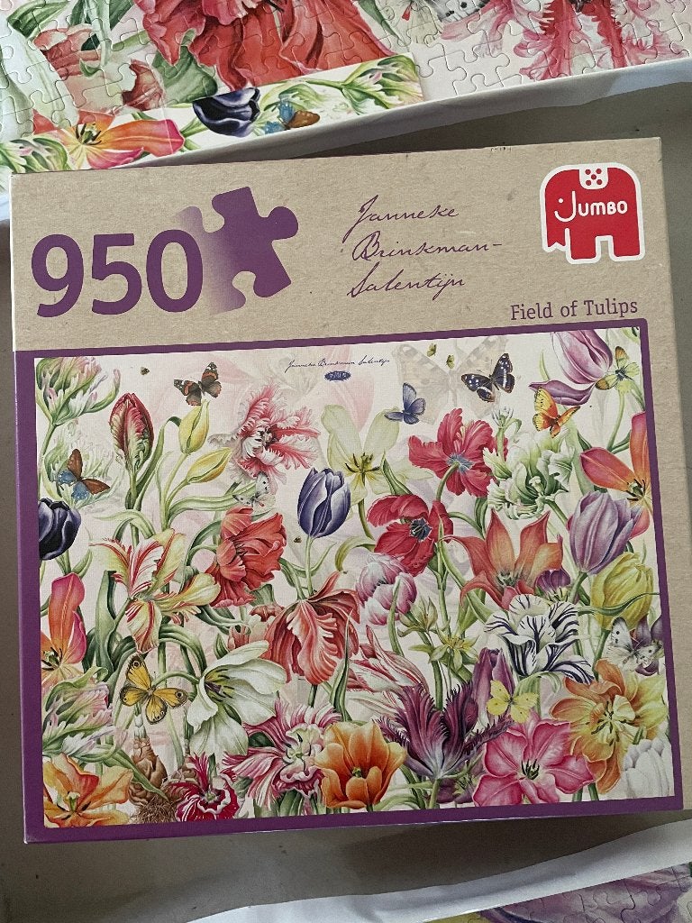 Jumbo legpuzzel 950 stukjes Janneke Brinkman, Ophalen of Verzenden, 500 t/m 1500 stukjes, Zo goed als nieuw, Legpuzzel