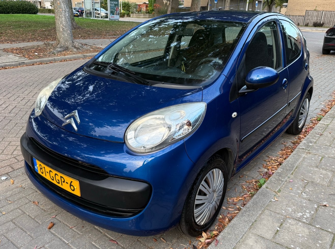 Citroen C1 1.0, Auto's, Voorwielaandrijving, Stof, Zwart, Blauw