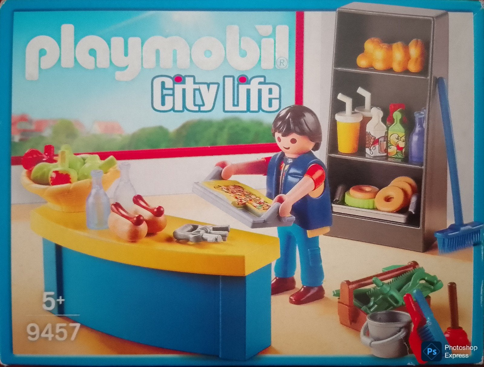City Life Schoolconciërge Met Kiosk 9457, Kinderen en Baby's, Speelgoed | Playmobil, Ophalen of Verzenden, Zo goed als nieuw, Complete set