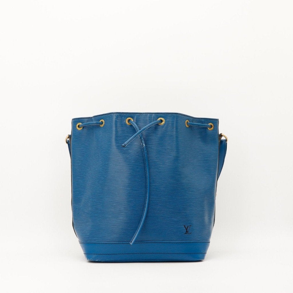Louis Vuitton Noé in blauw Epi handtas, Verzenden, Gebruikt, Blauw, Handtas