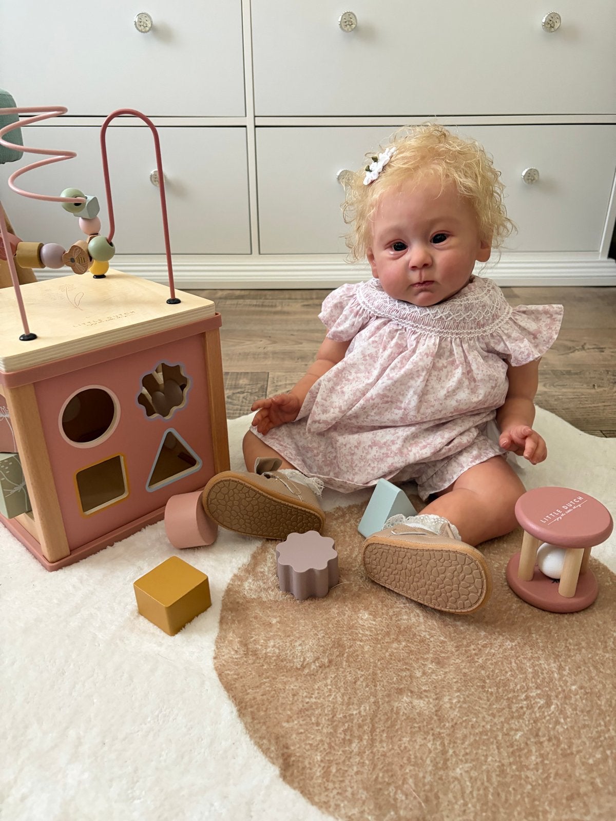 Reborn baby toddler Huxley/ Andrea Arcello met certificaat, Ophalen, Nieuw, Babypop, Levensecht of Reborn