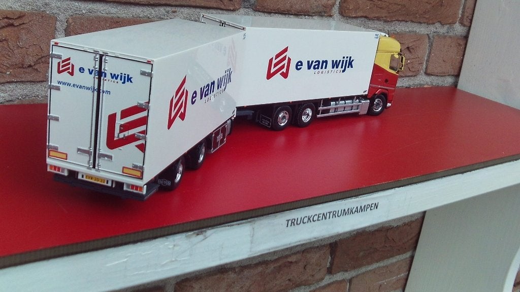 Tekno  Daf  XG  6 x 2  van  E.  van  Wijk  -  Giessen., Ophalen of Verzenden, Nieuw, Bus of Vrachtwagen, Tekno
