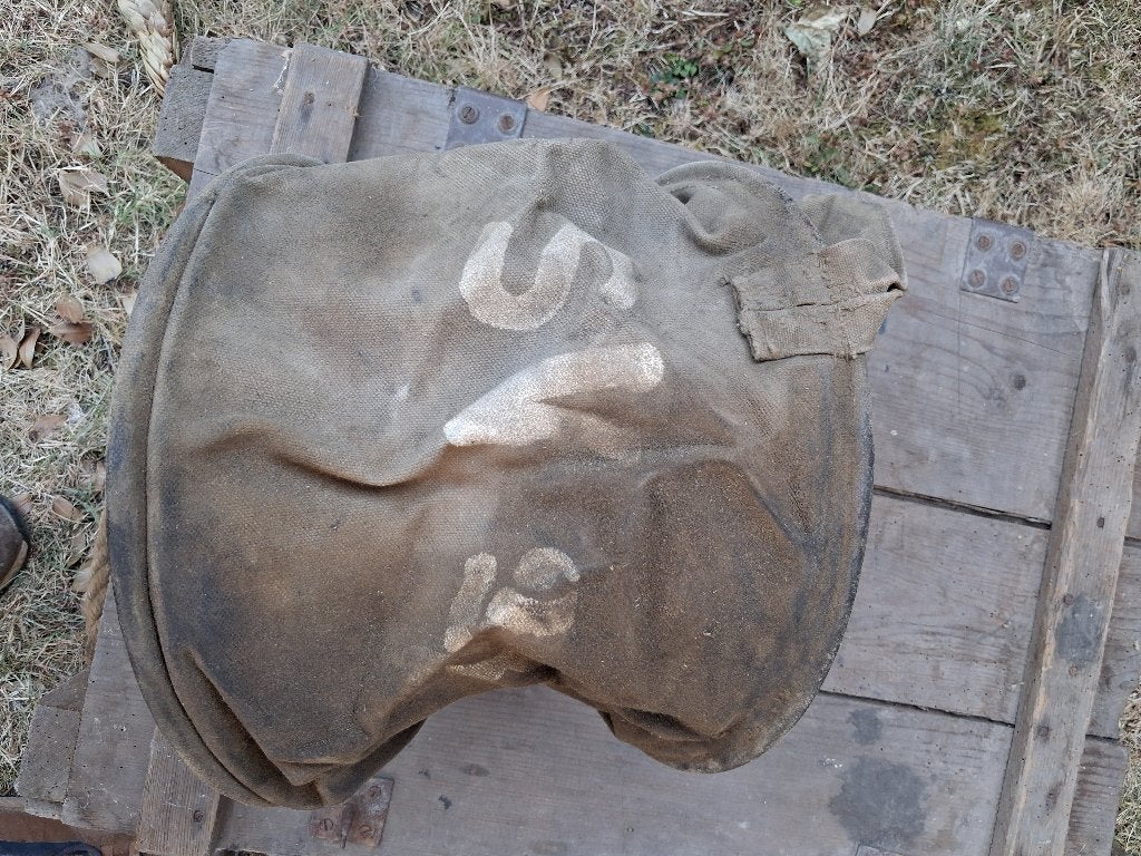 Bucket Watering Canvas US ww2 Jeep Dodge, Verzamelen, Militaria | Tweede Wereldoorlog, Ophalen of Verzenden, Landmacht, Amerika