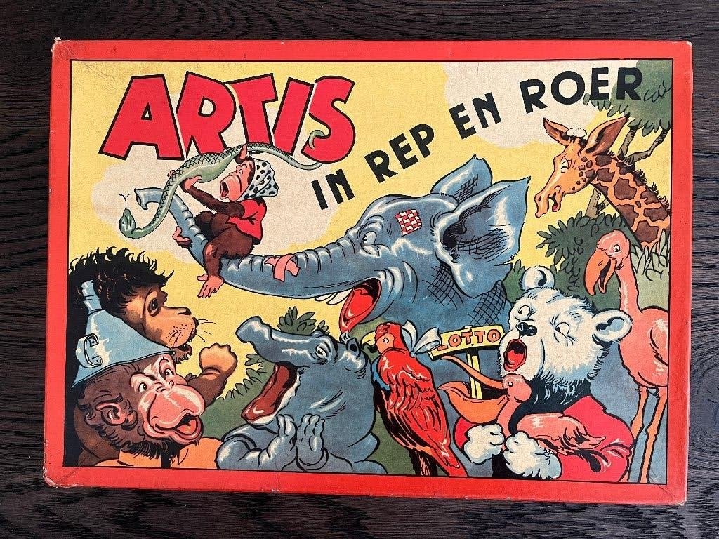 Artis in rep en roer - historisch lottospel ut 1946, Ophalen of Verzenden, Zo goed als nieuw