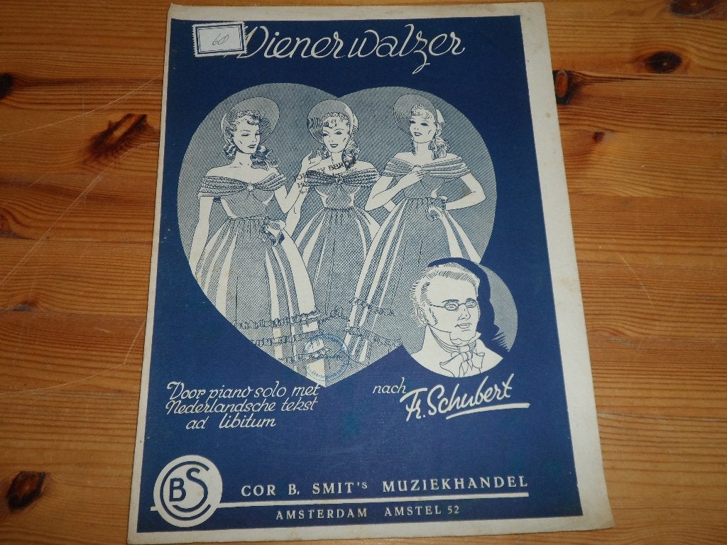 Wiener walzer - fr. Schubert, Piano, Gebruikt, Klassiek, Ophalen of Verzenden