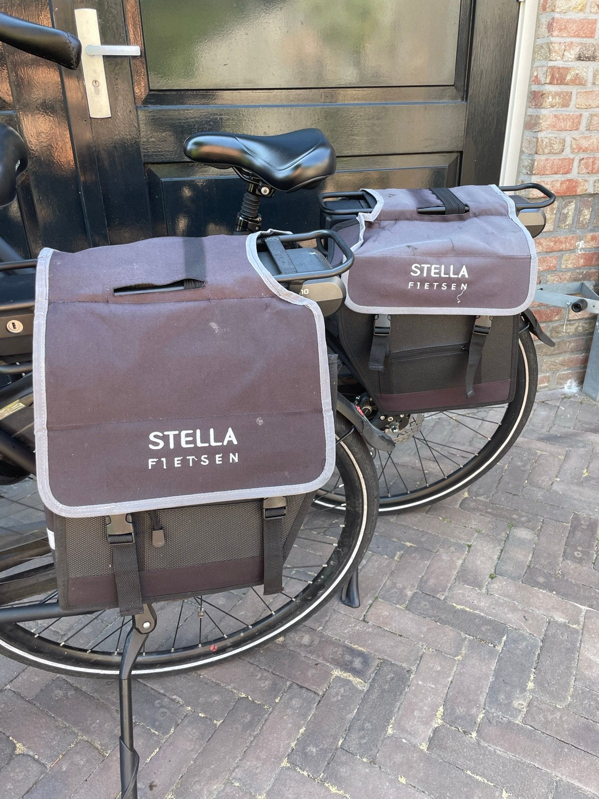 2x Stella dubbele fietstas, set voor €25,00!, Fietsen en Brommers, Fietsaccessoires | Fietstassen, Ophalen of Verzenden, Gebruikt
