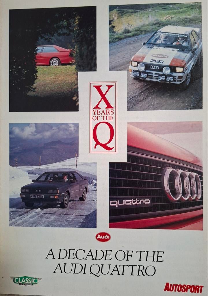 Classic and Sports Car - Audi Quattro Special Edition, Ophalen of Verzenden, Gelezen, Audi