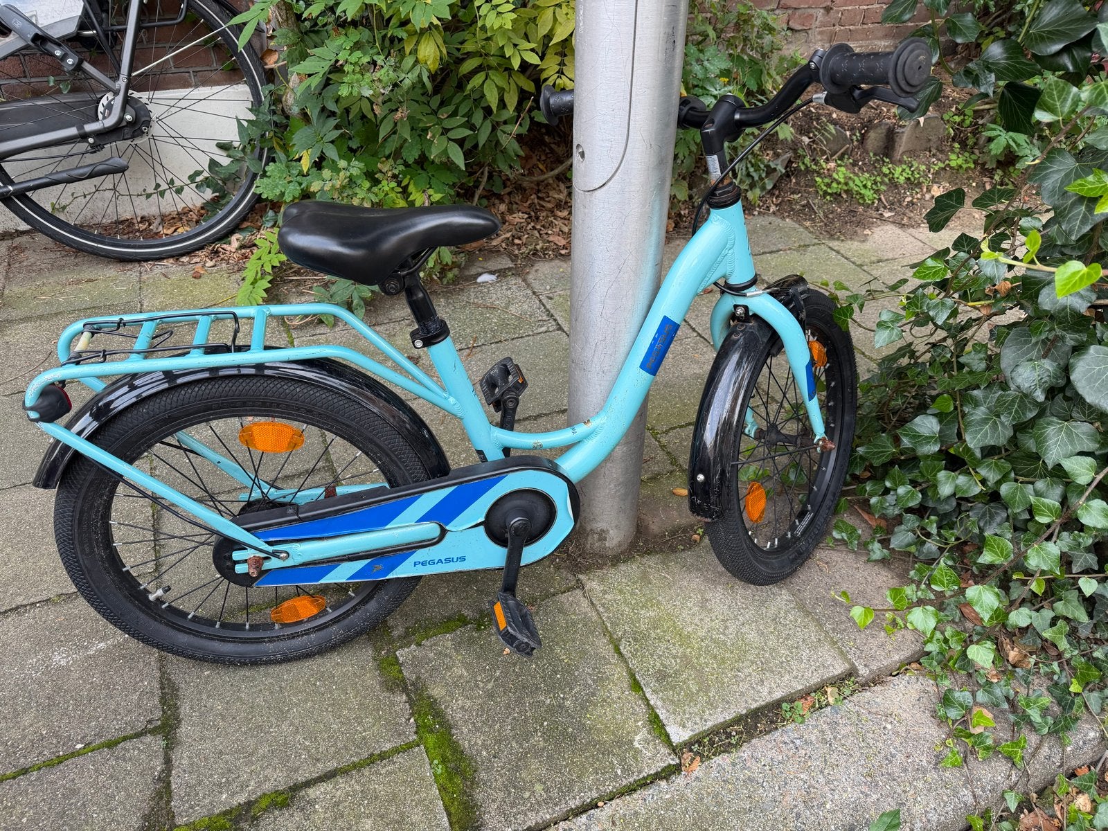 Pegasus kinderfiets - 18 inch - Zo goed als nieuw, Ophalen, Zo goed als nieuw, Terugtraprem, 16 tot 20 inch