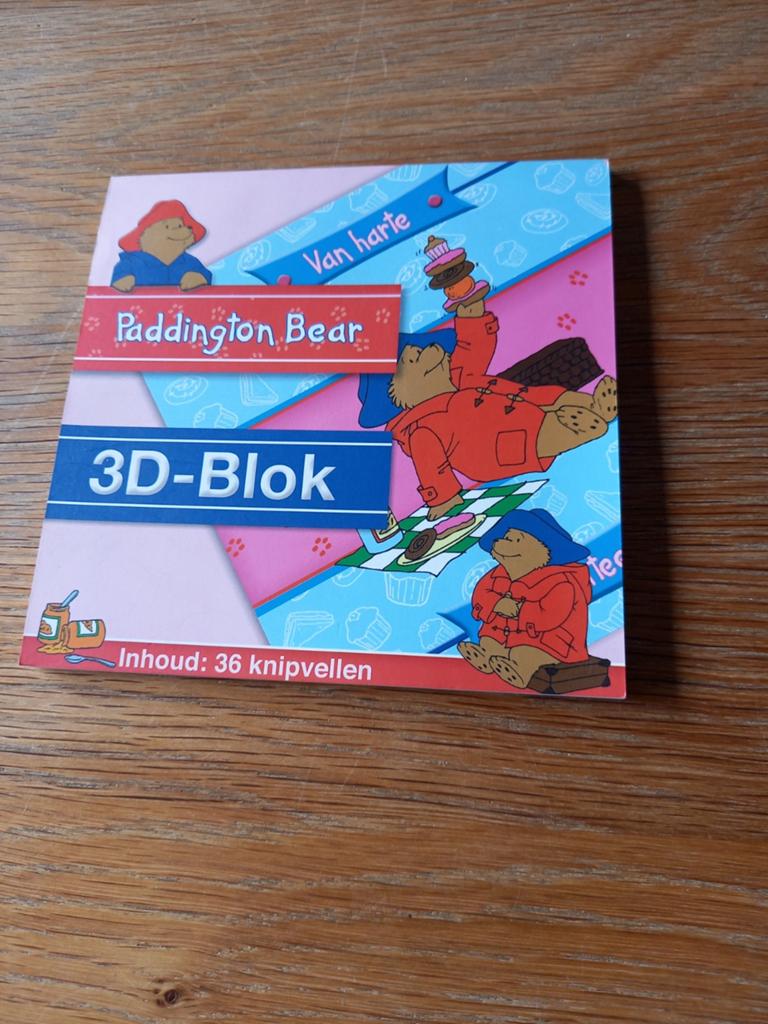 Klein boekje paddingvorm bear, Ophalen of Verzenden, Nieuw, Overige thema's, Overige typen