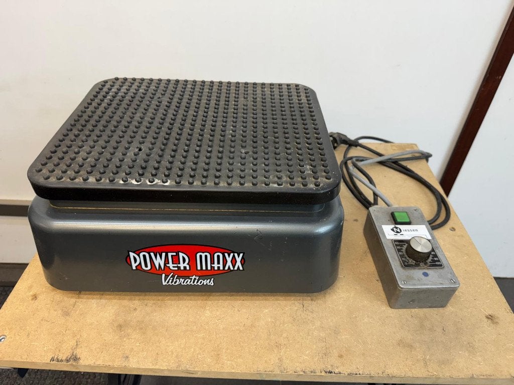 Power Maxx Vibrations Trilplaat, Sport en Fitness, Ophalen, Gebruikt, Trilplaat, Metaal