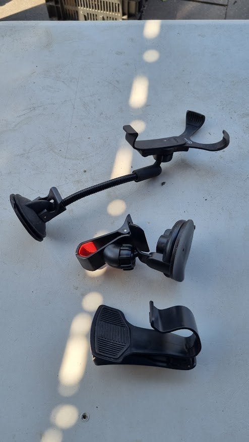 Telefoonhouders voor in de auto (3 stuks), Ophalen of Verzenden, Gebruikt, Auto