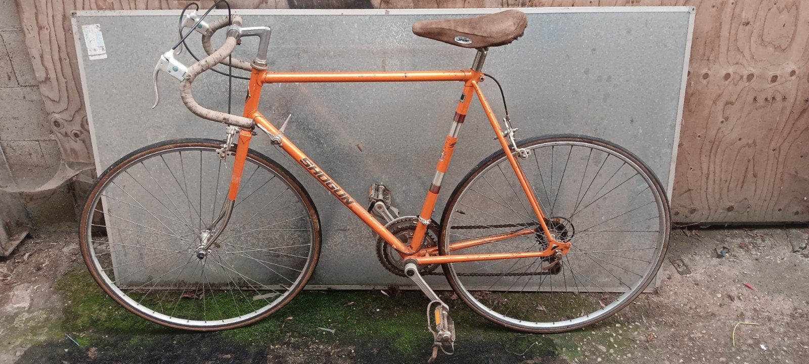 vintage racefiets, Ophalen