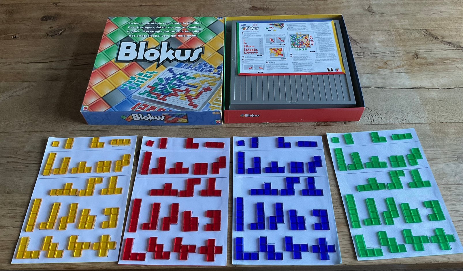Blokus gezelschapspel strategisch, Hobby en Vrije tijd, Drie of vier spelers, Ophalen of Verzenden, Gebruikt