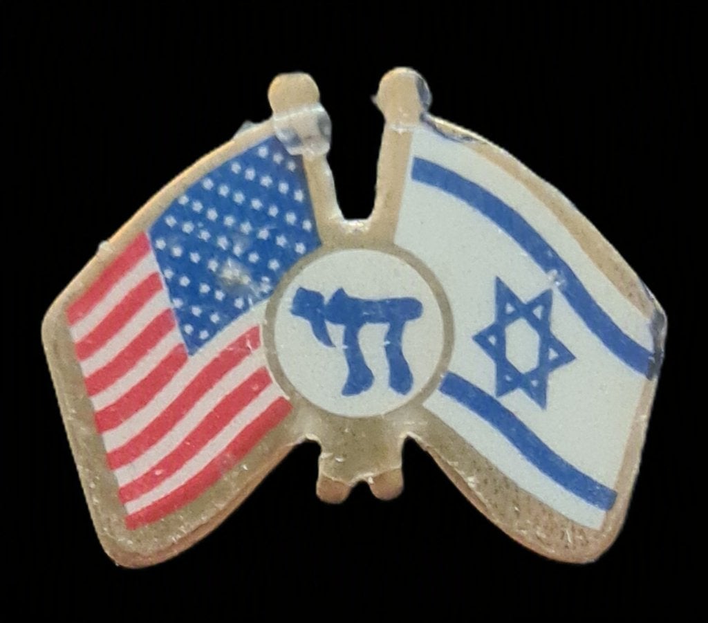 U.S.A.- Israel vlaggen pin, Verzamelen, Speldjes, Pins en Buttons, Verzenden, Nieuw, Stad of Land, Speldje of Pin