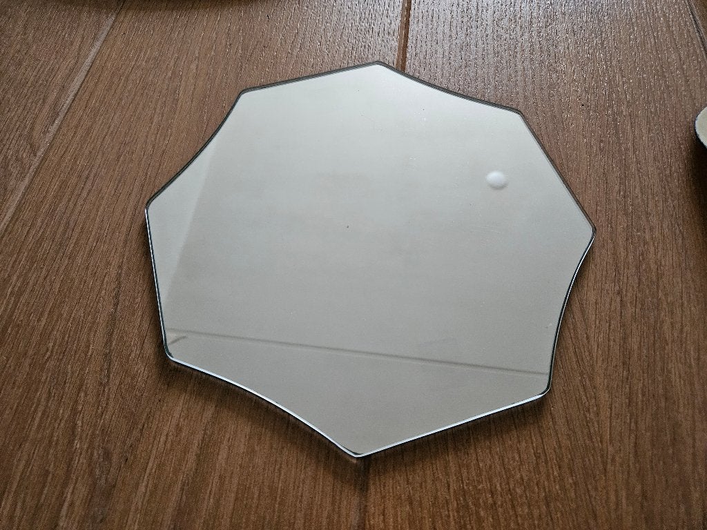 Onderzetter, spiegel, Ophalen of Verzenden, Overige typen, Nieuw, Glas