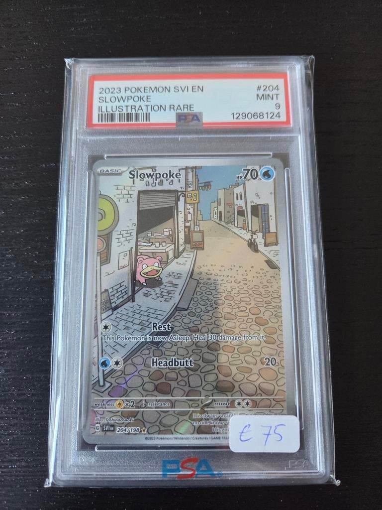 Slowpoke 204 psa 9, Ophalen of Verzenden, Zo goed als nieuw