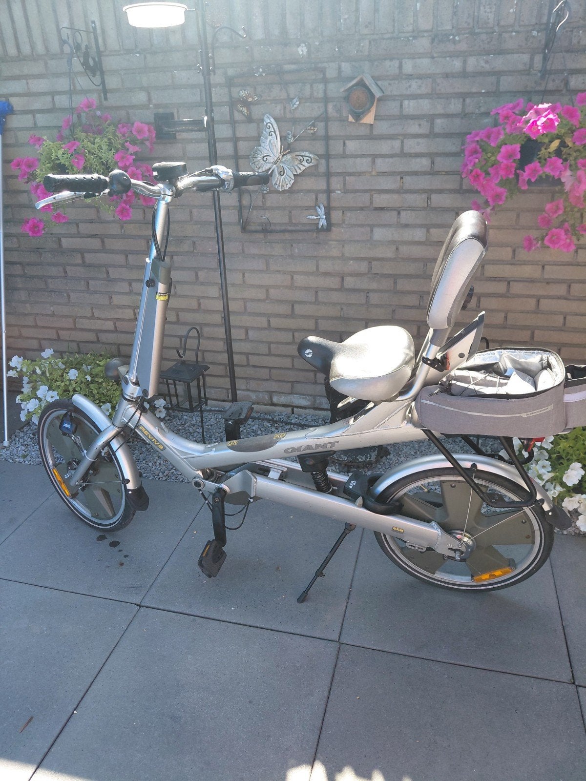 ligfiets, Ophalen
