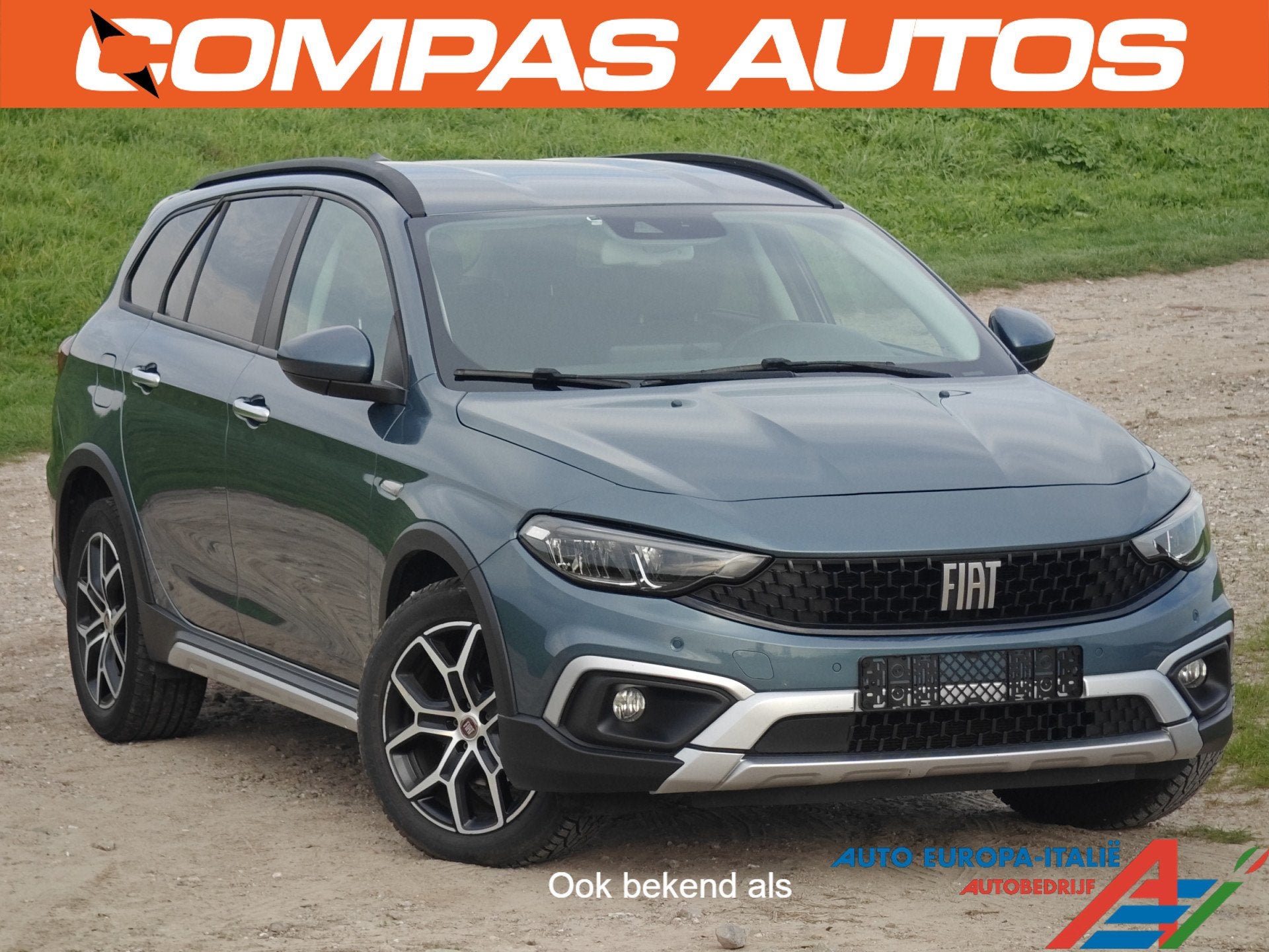 Fiat Tipo Stationwagon 1.5 Hybrid | Automaat | Carplay Cross, Auto's, 12 maanden, Stof, Gebruikt, Zwart