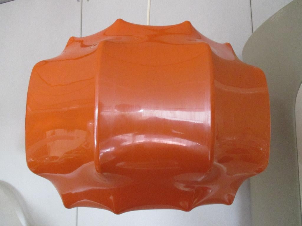 Ilka Plast Germany space age design hanglamp jaren 70 retro, Ilka plast, Kunststof, Gebruikt, Jaren 70 space age design vintage retro 1970s seventies