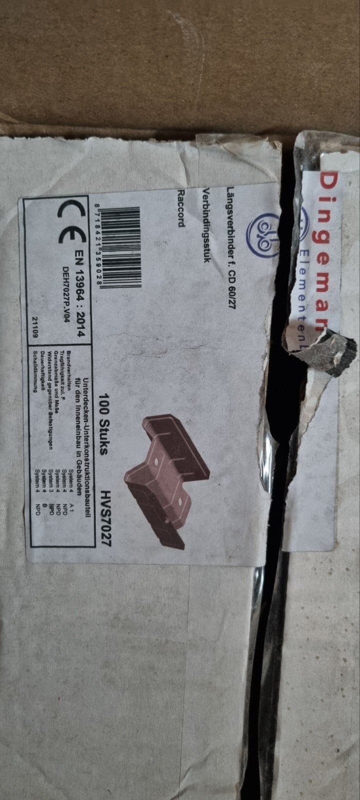 Verbindingsstukken voor metalstud (circa 80 stuks), Ophalen of Verzenden