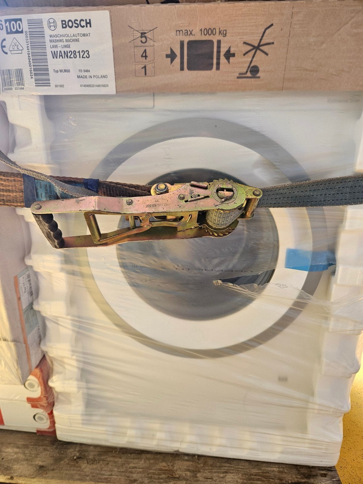 Bosch WAN28123, Witgoed en Apparatuur, Ophalen, Nieuw, 1200 tot 1600 toeren, Minder dan 85 cm