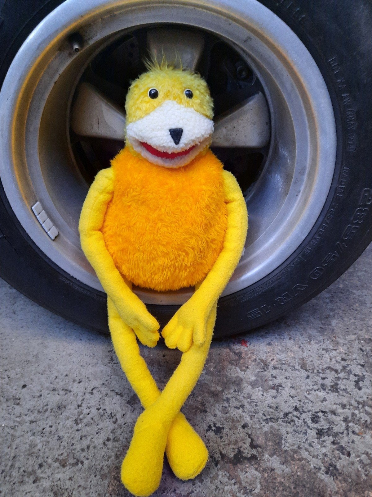 Flat Eric knuffel - Levi's reclame icoon, Gebruikt, Overige merken, Overige typen, Ophalen of Verzenden