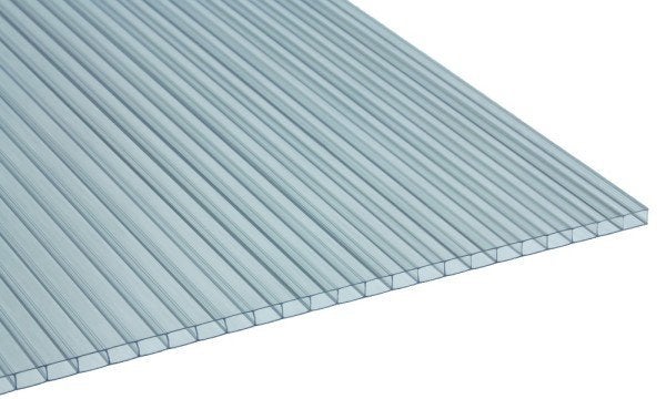 4 mm kanaalplaat van polycarbonaat, glashelder +/-120x100 cm, Ophalen, Gevelraam of Ruit, 80 tot 120 cm, 80 tot 120 cm